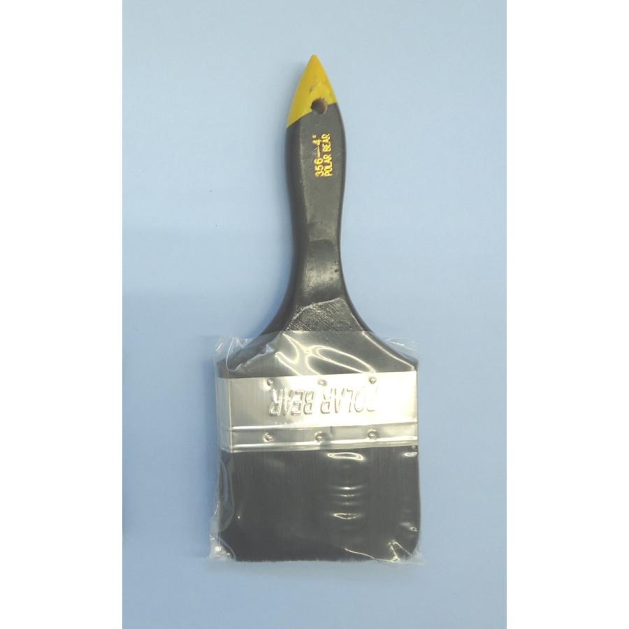 ラスター刷毛　POLAR　BEAR　356-4　平型　黒毛　４インチ　100mm　6本（1箱）　中国製　コッピー刷毛 |  | 01