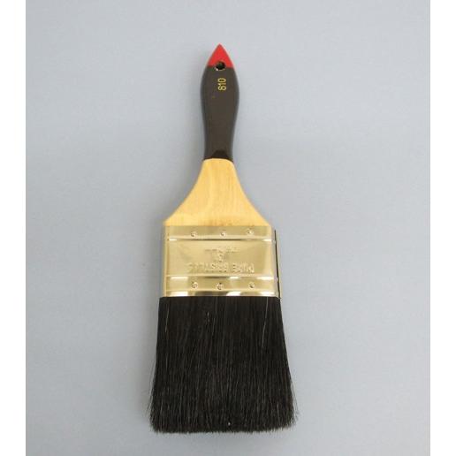 ラスター刷毛　中国製エテルナ　＃810　黒毛　平型　　75mm　3インチ　【※代引不可※】 | 