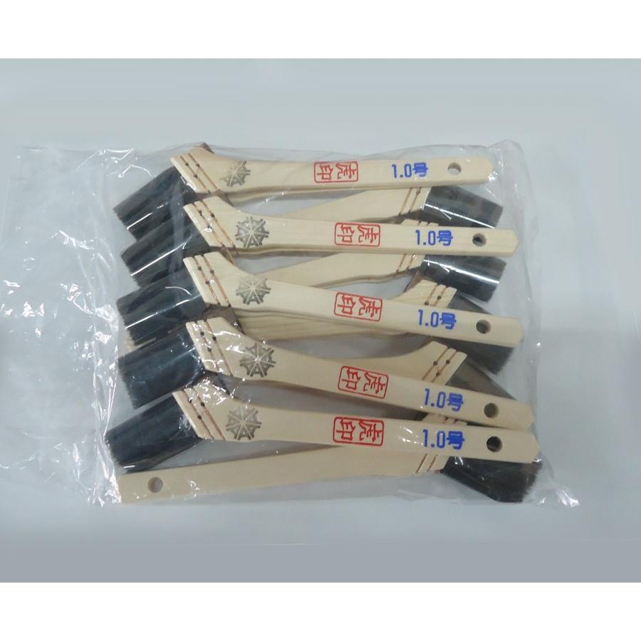 虎印　黒毛　筋違　1.0号　　26mm×10本 | 