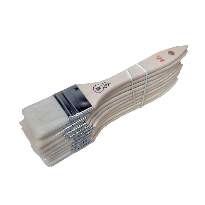 金巻エナメル刷毛　白毛　平型　12号　　36mm　10本　（1束）　【※代引不可※】 | 