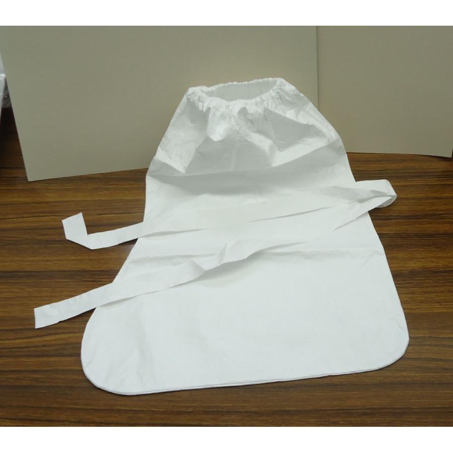 タイベック　6873　シューズカバー　長　10足入り1パック　白　ブーツ型　ひも付き　アゼアス　 |  | 01