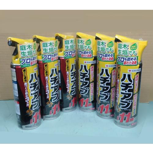 住友化学園芸　ハチアブエアゾール　480ml×6本セット　殺虫剤　蜂 | 