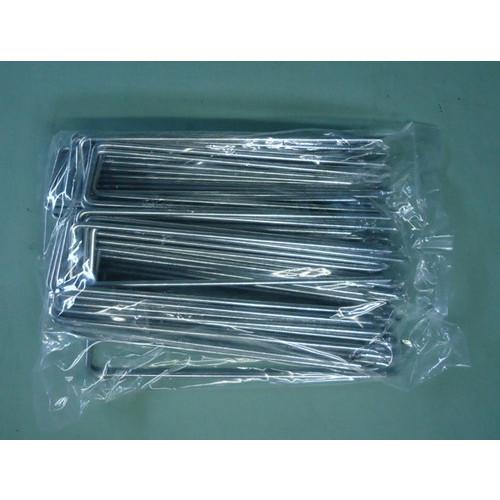 ザバーン専用コ型止めピン　P−200　幅40mmｘ長さ200mm　50本入り (40x200mm)　グリーンフィールド | 