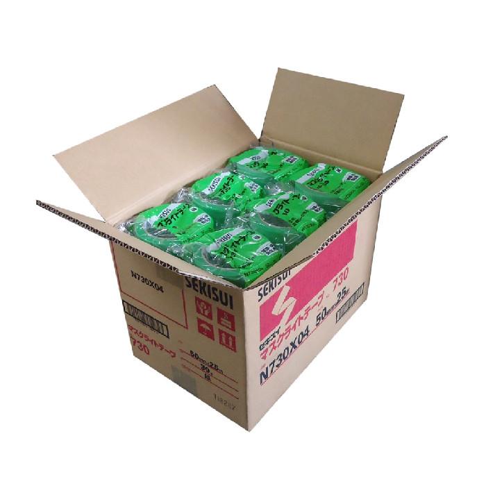 セキスイ マスクライトテープ NO.７３０ 緑 50mm×25m 30巻（１ケース