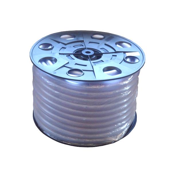 カクイチ　FUN121C　18ｍｍ×50ｍ　透明糸入り水道ホース　散水用ホース　内径18ｍｍx外径23mmｘ長さ50ｍ　 | 