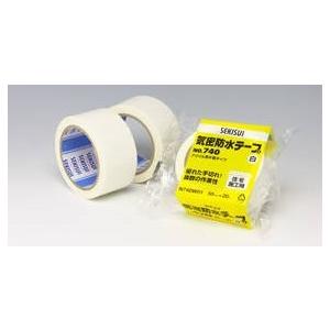 セキスイ　気密防水テープ　No.740　白　50mm×20m　SEKISUI　片面粘着テープ　ホワイト | 
