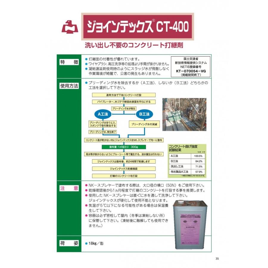 ノックス　ジョインテックス CＴ-400　18kg　【送料無料※ 北海道、沖縄、離島除く】　 |  | 01