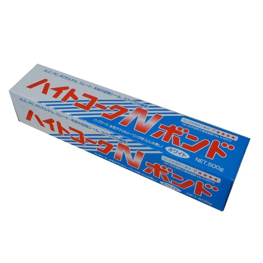関西パテ　ハイトコークNボンド　ホワイト　500g　アクリルコーキング　500ｇ　チューブタイプ | 