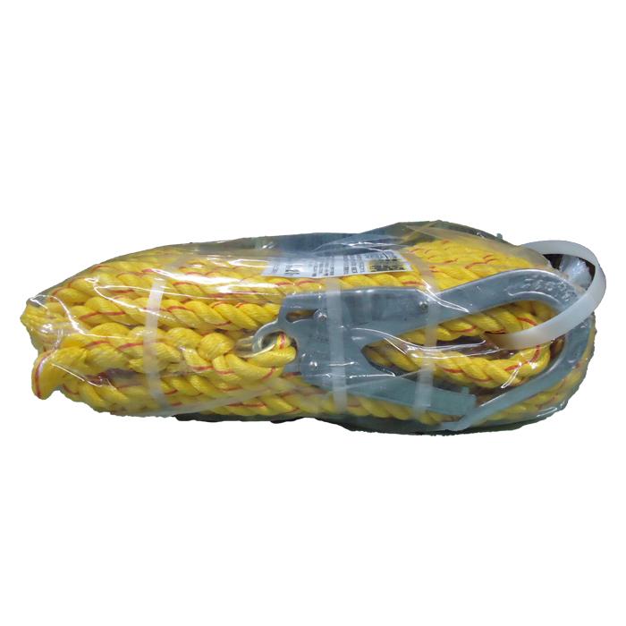 ニューテトロン水平親綱（片側緊張器付）16mmΦX20m NEW-TETORON-WF1620 まつうら工業　両端大口フック　16mmｘ20ｍ | 