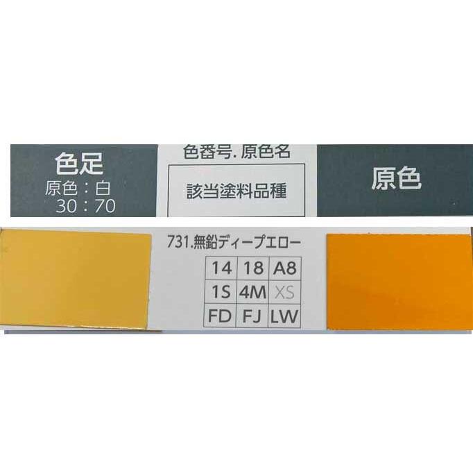 ナトコ ラッカーエイト 無鉛ディープエロー 16kg ラッカー塗料 艶有 