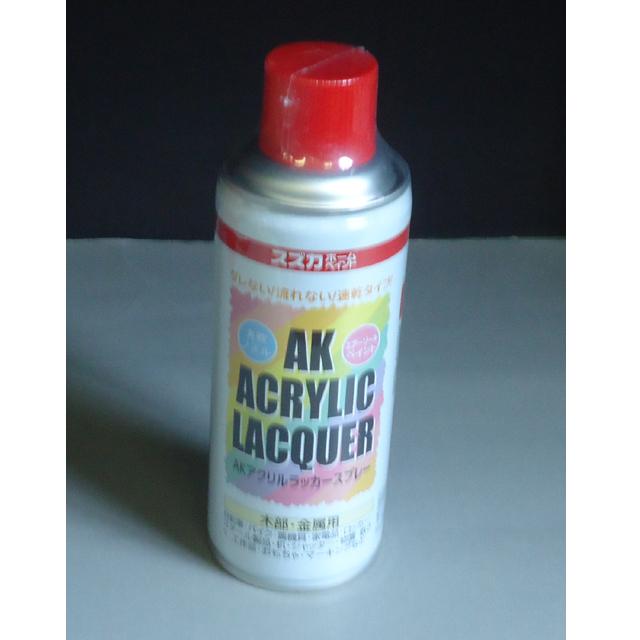 AK アクリルラッカースプレー レッド 300ml 6本セット スプレー ラッカー 丸拭き　赤 |  | 01