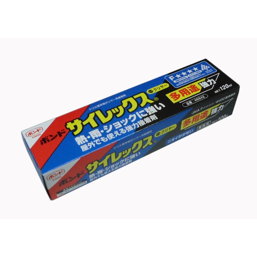 コニシ　サイレックス　クリヤー　120ｍｌ  5本入1箱  ボンド  ＃46842 |  | 01