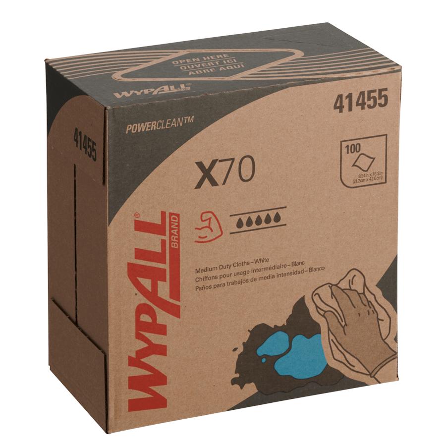 ワイプオールX70スモールポップアップシングル　100枚入りｘ10箱（大箱1箱）60227　日本製紙クレシア |  | 01