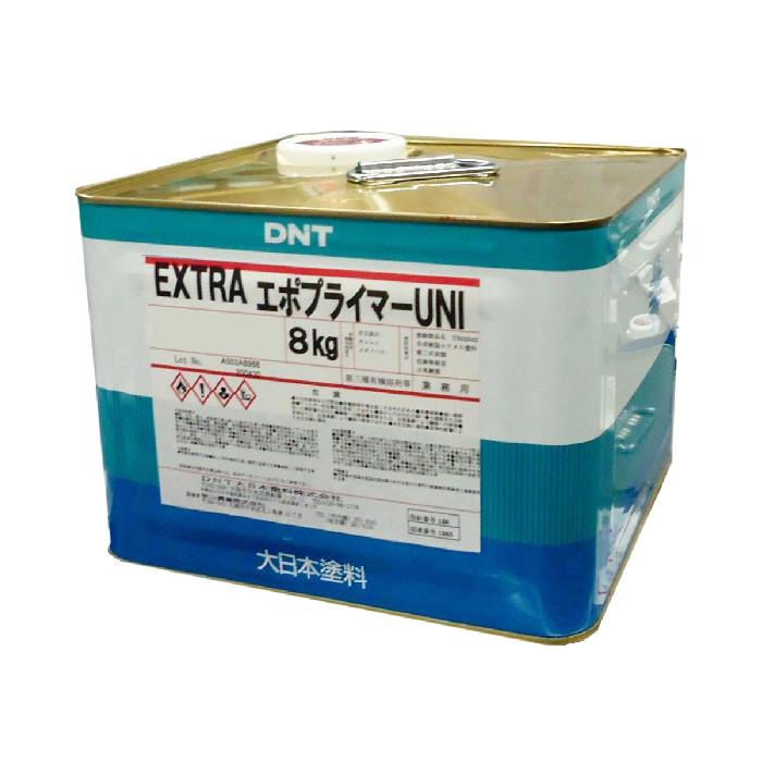 EXTRAエポプライマーUNI　赤さび　8ｋｇ　【この商品は、大日本塗料の商品を当社にて詰め替えした商品です。】　DNT　エクストラエポプライマーユニ　赤さび色 | 