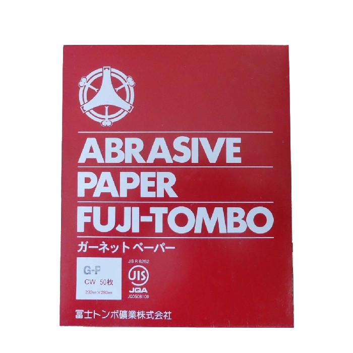 富士トンボ　紙ペーパー　#240　50枚入　230x280mm　ガーネットペーパー　サンドペーパー　紙ヤスリ　洋紙ペーパー　研磨紙　240番　JIS品 | 