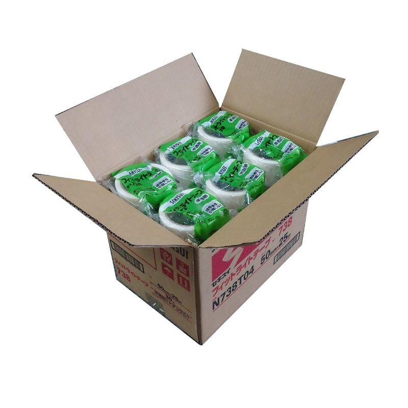 セキスイ　フィットライトテープ　半透明　50mm×25m　30巻（１ケース）　NO.738　SEKISUI | 