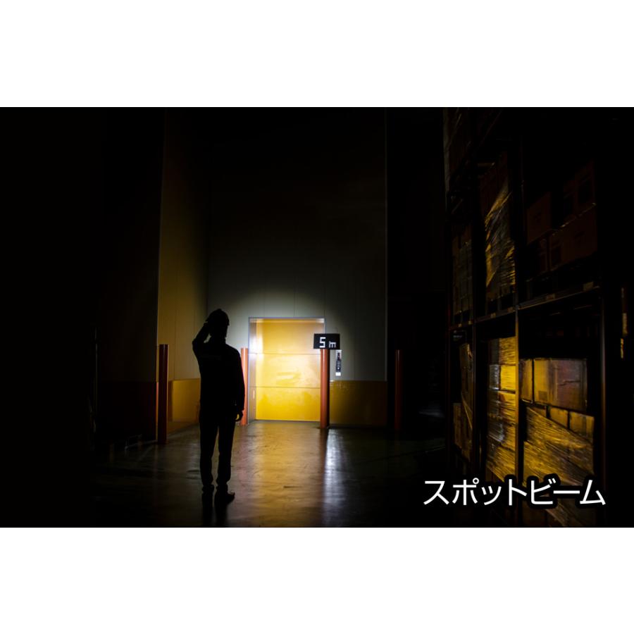 ジェントス　ヘッドウォーズ　450ルーメン　HLP-2301　単3形アルカリ電池×3本使用（テスト用電池付き）　ヘルメットホルダー4個付き | HEAD WARSシリーズ | 02