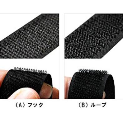 クラレ　マジックテープ　黒　オス　幅100mmｘ長さ25m　のり付（テープ付き）　Aフック　100ｍｍｘ25ｍ |  | 01