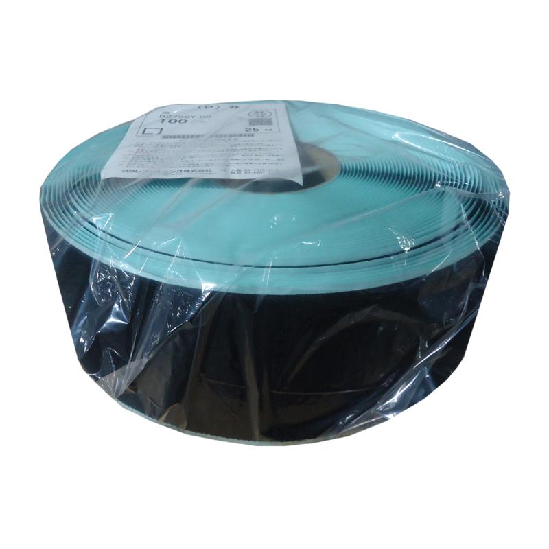 クラレ　マジックテープ 　黒　メス　巾100mmｘ長さ25m　のり付き（テープ付き）　Bループ　100ｍｍx25m | 