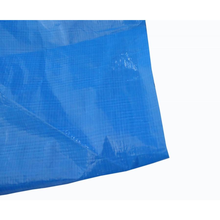 萩原工業　OSシート＃2500　10x10ｍ 折込前寸法　実寸9.8mｘ9.9m　ハトメ約900P　国産ブルーシート |  | 01
