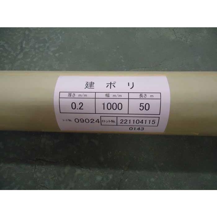 国産ポリフィルム　透明　0.2mm×1000ｍｍ×50ｍ　国産品　厚み約0.2ｍｍ　幅約1000ｍｍ　長さ約100ｍ　建ポリ　ポリシート　建築用ポリフィルム |  | 01