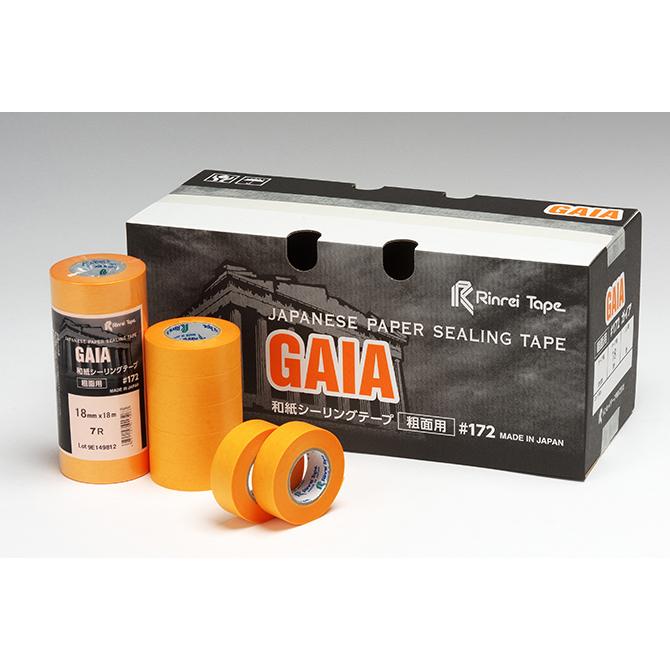 リンレイテープ リンレイ No.172 ガイア 21mmx18m 60巻入り1箱 粗面