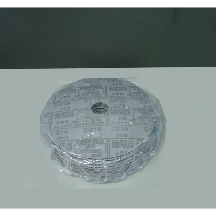 三共理化学　ファイバ―ディスク　QCFD−S　＃16番　150ｍｍ　10枚（1パック）（CC厚手）ディスクペーパー | 