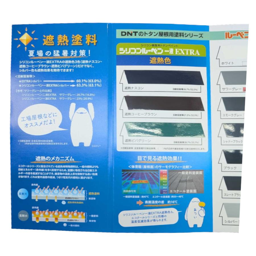大日本塗料 ルーベン色見本 屋根ペンキ色見本 速達便にて出荷 【代引き