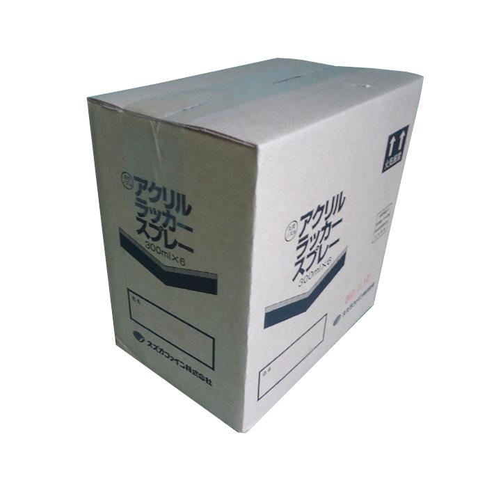 スズカ アクリル ラッカースプレー グリーン 300ml 6本セット スプレー ラッカー 丸吹 緑 | 