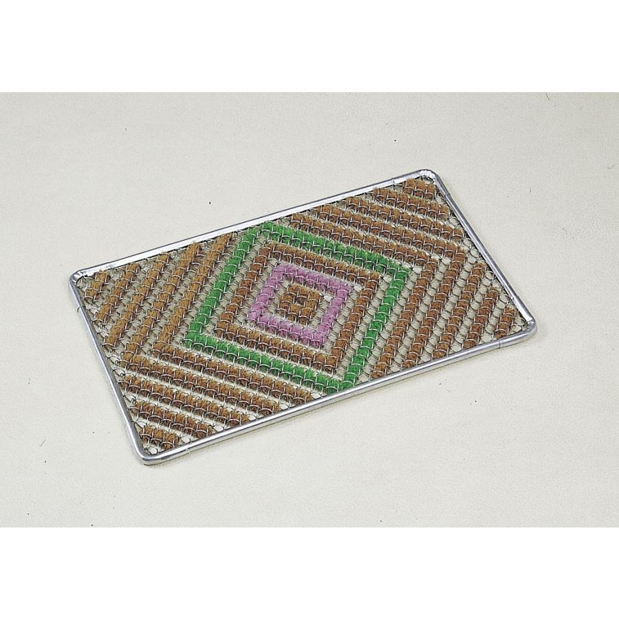 テラモト　タンポポマット　450ｍｍ×750ｍｍ　（中）　45ｃｍ×75ｃｍ　（砂落とし・雪落としマット） | 