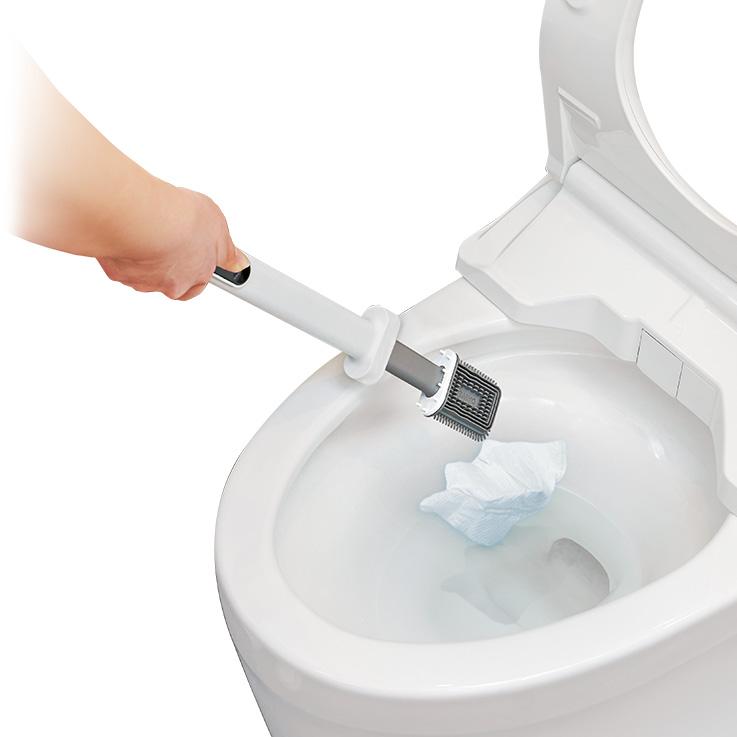 テラモト　タッチレストイレクリーナー1個と　流せるトイレ用ウェットシート30枚入り２個付きセット　※ウエットシートはそのままトイレに流せる | テラモト | 05