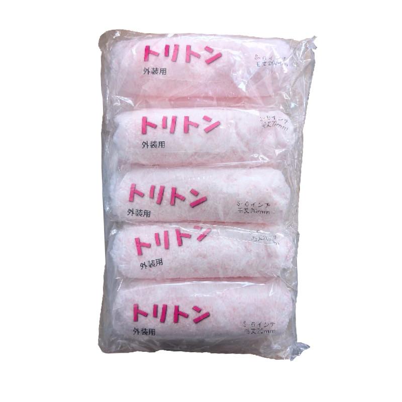 トリトンスモールローラーのみ　6インチ　150ｍｍ　毛丈20ｍｍ　ピンク　10本　エターゴ | 