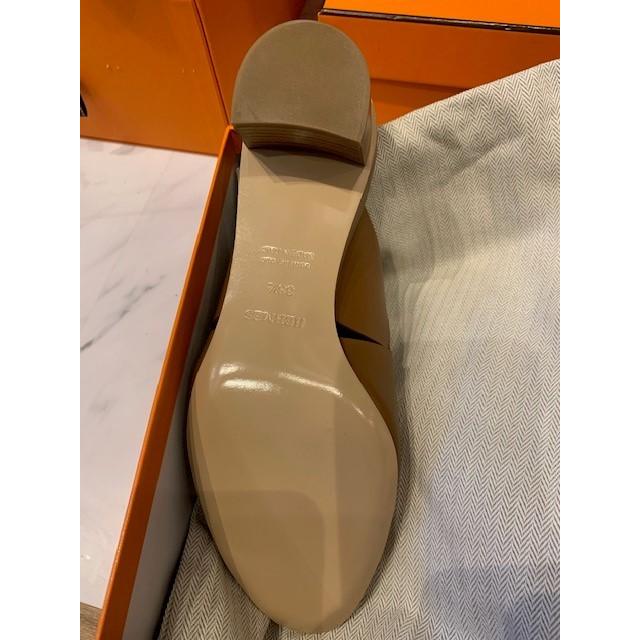 新品】エルメス ライト ミュールサンダル 38.5 ライトブラウン : h 