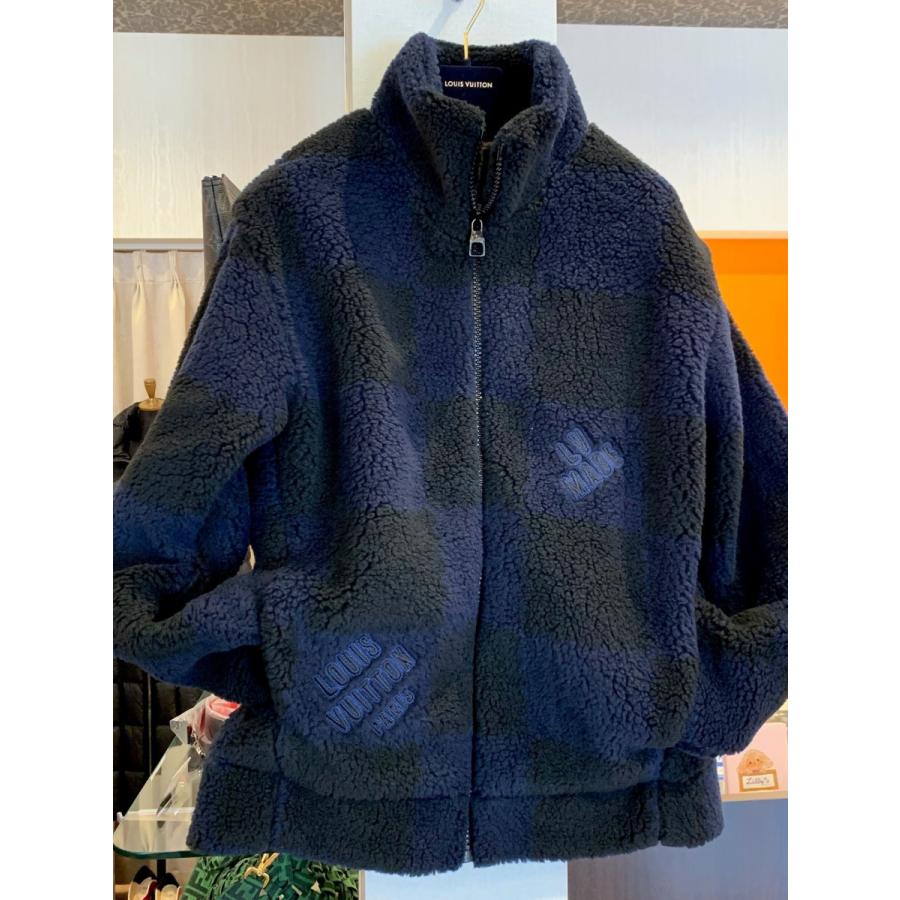 新品 限定品 フリース Nigo Constantinaの コラボ ダミエ フリース ブルゾン Mサイズ コラボ Lvm