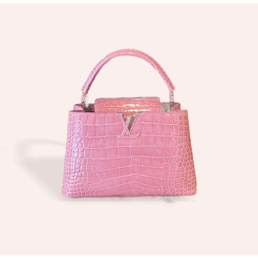 Louis Vuitton ルイ・ヴィトンカプシーヌピンククロコダイル財布 Louis Vuitton ルイ・ヴィトンカプシーヌピンククロコダイル財布