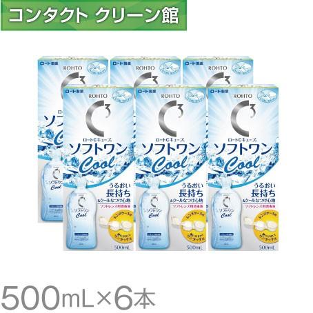 ロート Cキューブ ソフトワン クール a 500ml×6本 / 送料無料