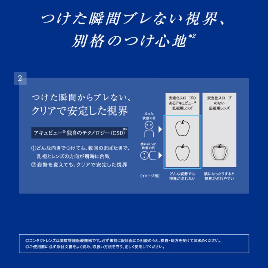 アキュビュー オアシス 乱視用 6枚入×4箱 / 送料無料 / メール便　｜contact-clean｜06