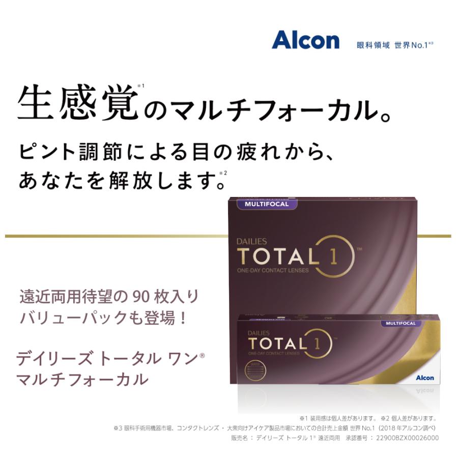 国内正規品 遠近両用 デイリーズ トータルワン マルチフォーカル 30枚入り 2箱セット アルコン コンタクトレンズ ワンデー 22900bzx00026000 送料無料 コンタクトコゾウ 通販 Paypayモール