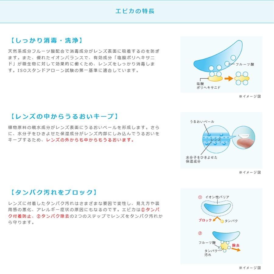 エピカ メニコン 310mL 3本×4箱 1年 12本セット 合計 ソフトコンタクト
