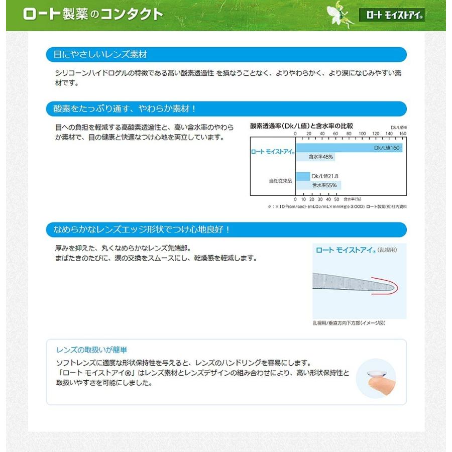ロート製薬 コンタクトレンズ 2week ロート モイストアイ 乱視用 6枚入