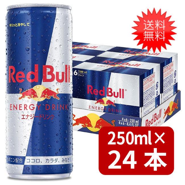 レッドブル エナジードリンク 250ml×24本 1ケース 送料無料 炭酸飲料 栄養ドリンク Red Bull 翼をさずける カフェイン redbull 炭酸缶｜contacthiroba