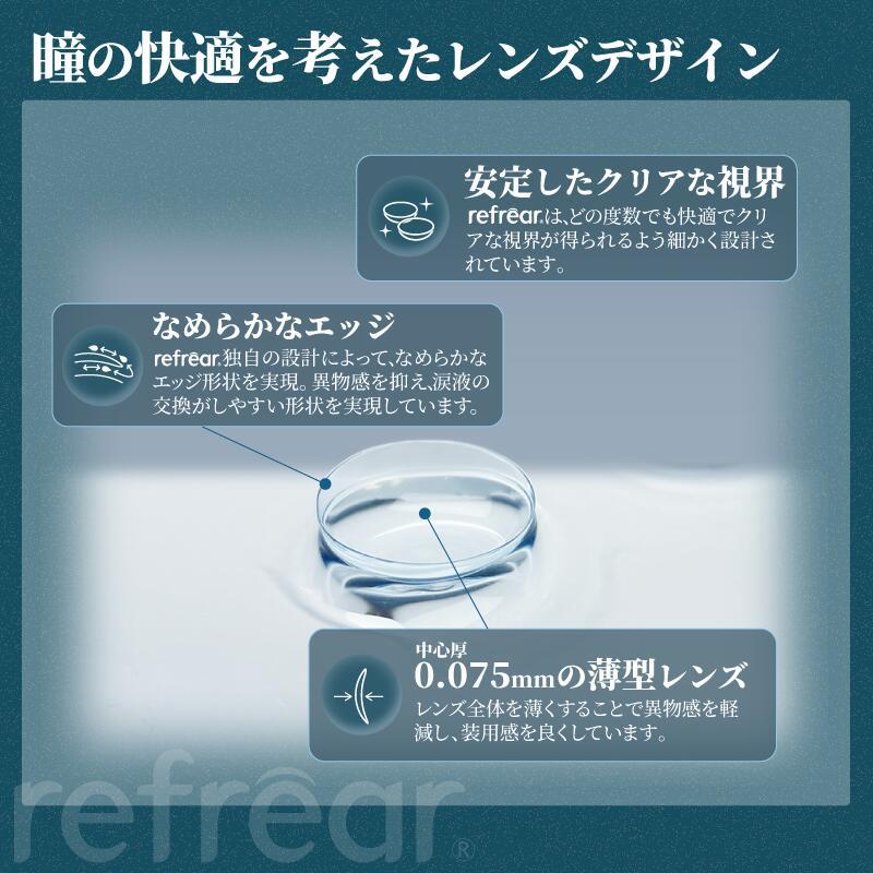 送料無料 ワンデーリフレアシリコーン UV Wモイスチャー 30枚入 12箱 1day Refrear SILICONE UV W-Moisture 1日使い捨て ソフトコンタクトレンズ クリア_11