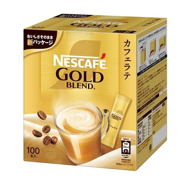 ネスカフェ ゴールドブレンド カフェラテ 100本入 ネスカフェ ゴールドブレンド スティックコーヒー カフェラテ 100本 ×4