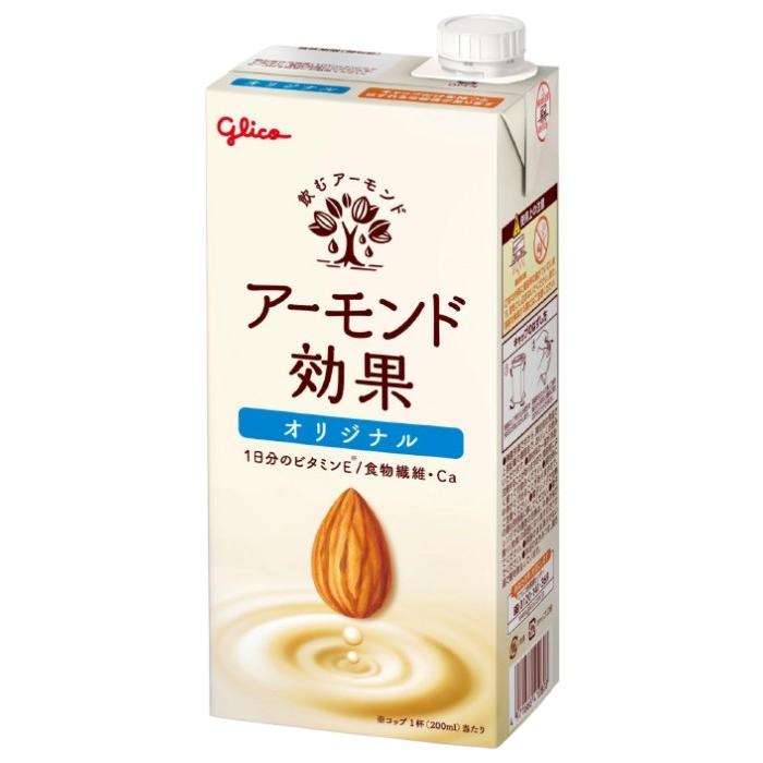 アーモンド効果 【4種類から選べる4箱】送料無料 グリコ 1000ml 【各6