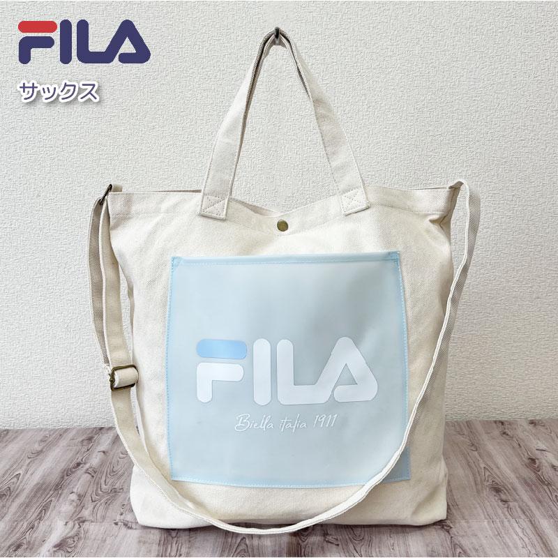 FILA シリコンポケット 2WAYトートバッグ トートバッグ バッグ