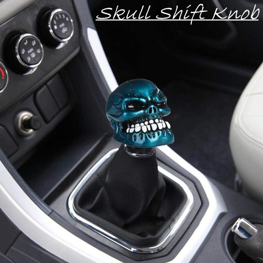 シフトノブ Mt マニュアル シフトレバー スカル どくろ 髑髏 交換 自動車用 おもしろ 面白い K Parts Kp1006 Contete 通販 Yahoo ショッピング