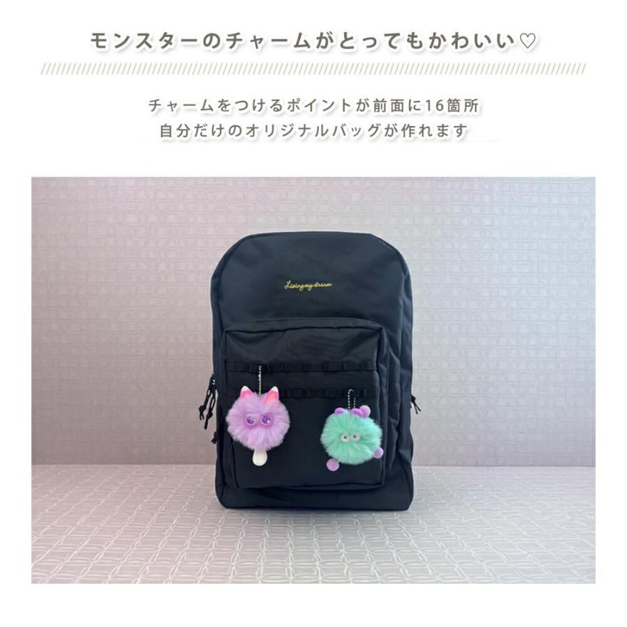 Wモンスター 2層リュック リュック リュックサック Dパック カラフル