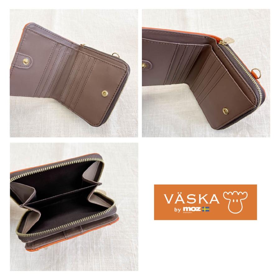 VASKA by moz トゥワイス コンパクト財布 べスカ ヴェスカバイモズ ミニ財布 人気 北欧 ２つ折り財布 ヴェスカ モズ財布｜contete｜06