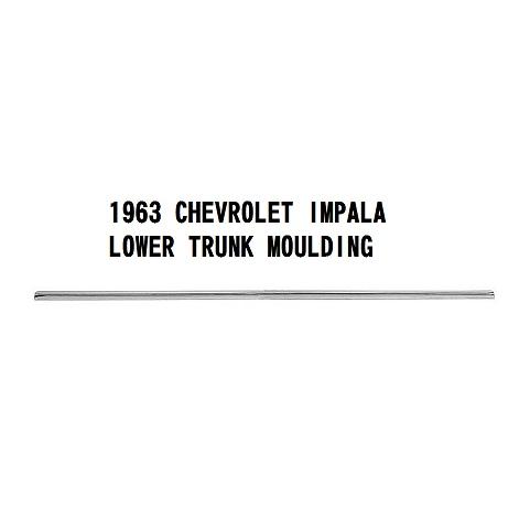 003157] 1963 シボレー インパラ トランク ロアー 下側 モール 63