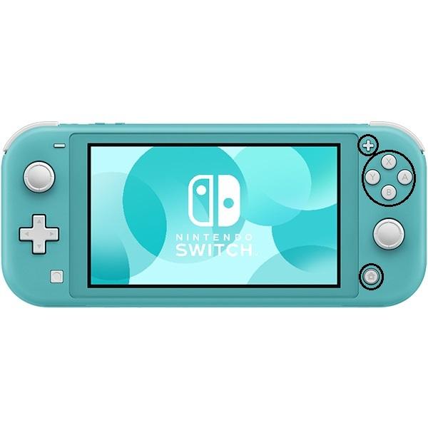 Nintendo Switch スイッチライト 右側ボタンゴムラバーセット